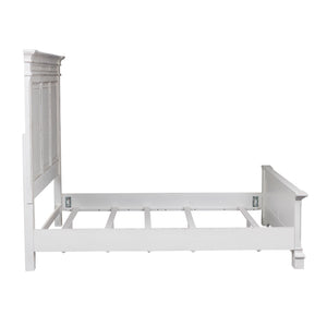 Liberty Furniture Abbey Park Antique White King Panel Bed