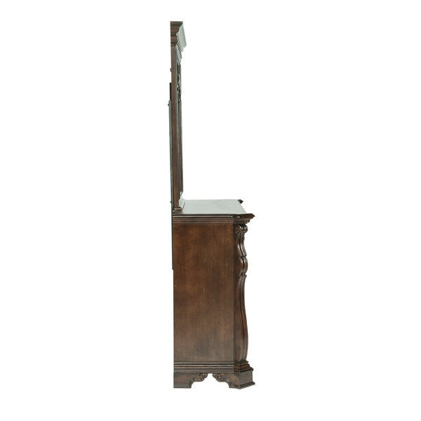 Liberty Furniture Arbor Place Brownstone Dresser & Mirror