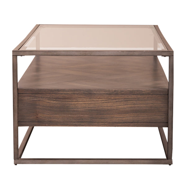 Liberty Furniture Jamestown Tobacco Rectangular Cocktail Table
