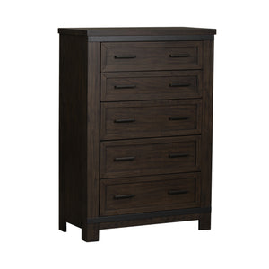 Liberty Furniture Complete Queen Bedroom Set Panel Bed, Dresser, Mirror & Chest Thornwood Hills