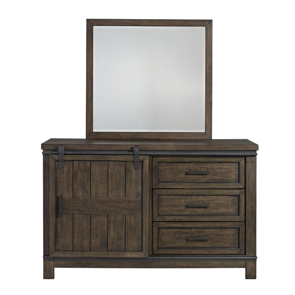 Liberty Furniture Kids/Teens Complete Full Bedroom Set Panel Bed, Dresser & Mirror Thornwood Hills