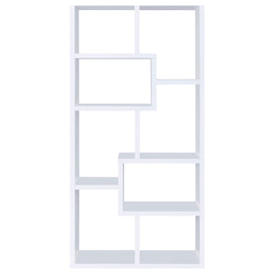 Coaster Theo 71 Inch 6-Shelf Bookshelf White
