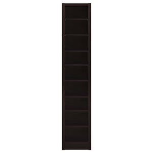 Coaster Eliam 71 Inch 9-Shelf Bookcase Cappuccino