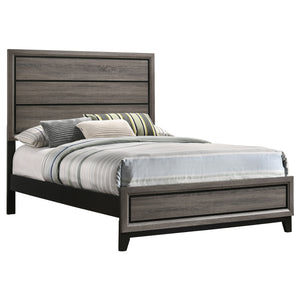 Coaster Watson Wood Full Panel Bed Grey Oak