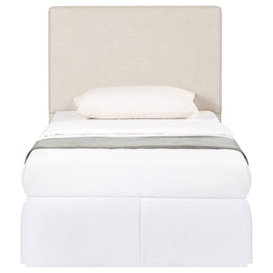 Coaster Kosmo Upholstered Twin Panel Headboard Sand