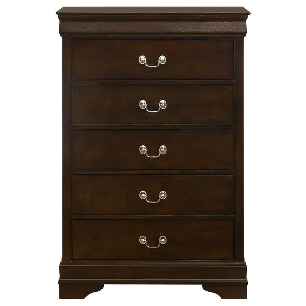 Coaster Louis Philippe 5-Drawer Bedroom Chest Cappuccino