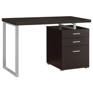 Coaster Brennan 47 Inch 3-Drawer Office Computer Desk Cappuccino