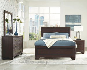 Coaster Kauffman 4-Piece King Bedroom Set in Dark Cocoa