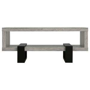 Coaster Dinard Engineered Wood Coffee Table Grey Driftwood