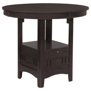 Coaster Lavon Oval 60 Inch Extension Counter Dining Table Espresso