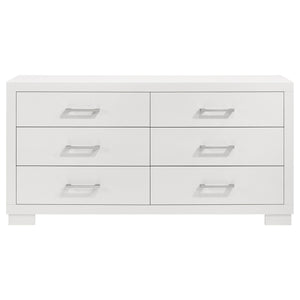 Coaster Jessica 6-Drawer Dresser Cream White