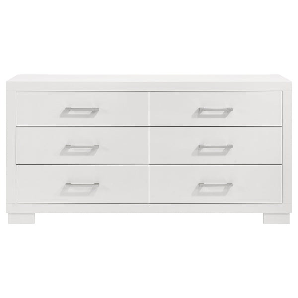 Coaster Jessica 6-Drawer Dresser Cream White