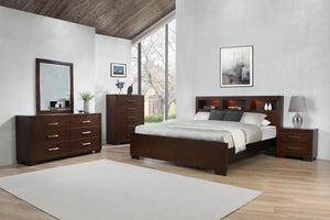 Coaster Jessica 4-Piece California King Bedroom Set Cappuccino
