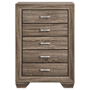 Coaster Kauffman 5-Drawer Bedroom Chest Washed Taupe