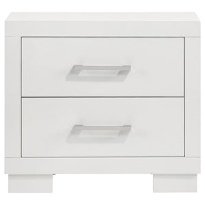 Coaster Jessica 2-Drawer Nightstand Cream White