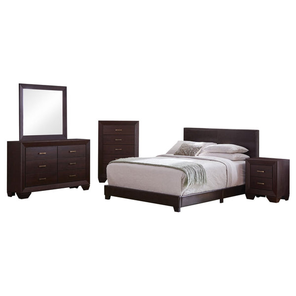 Coaster Dorian 5-Piece King Bedroom Set Dark Cocoa