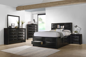 Coaster Briana 4-Piece California King Storage Bedroom Set Black