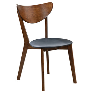 Coaster Jedda Wood Dining Side Chair Dark Walnut