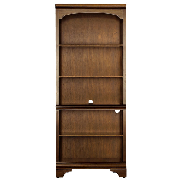 Coaster Hartshill 78 Inch 5-Shelf Bookcase Burnished Oak