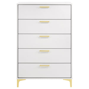 Coaster Kendall 5-Drawer Bedroom Chest White