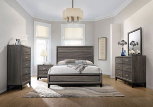 Coaster Watson 5-Piece California King Bedroom Set Grey Oak