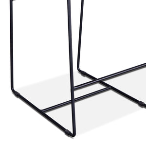 Home Trends Design New York Counter Armless Chair Chocolate Leather