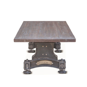 Home Trends Design Old Mill 53-Inch Cast Iron Coffee Table