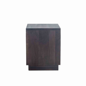 Home Trends Design San Marino 24 Inch Acacia Wood Walnut Finish Chest