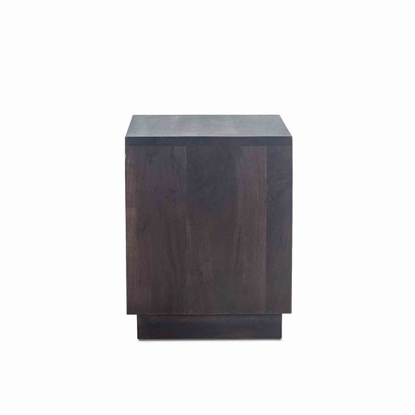 Home Trends Design San Marino 24 Inch Acacia Wood Walnut Finish Chest