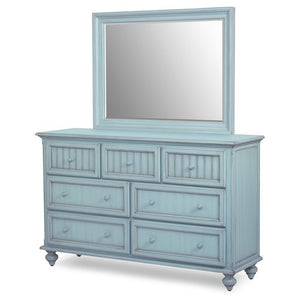 Seawinds Monaco 7-Drawer Dresser Bleu Finish