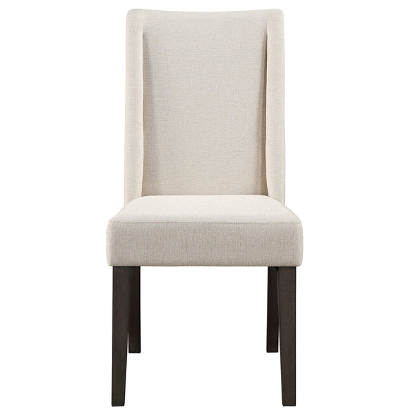 Steve Silver Napa Beige Upholstered Side Chair In Dusky Cedar