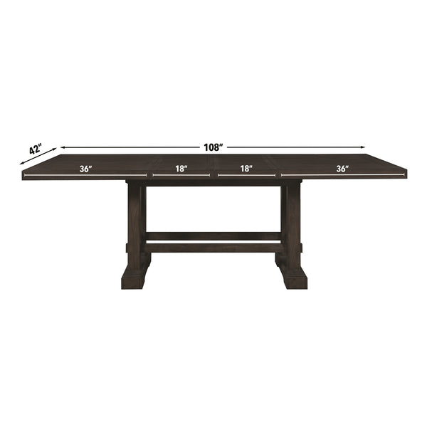 Steve Silver Napa Dusky Cedar 108-Inch Counter-Height Table