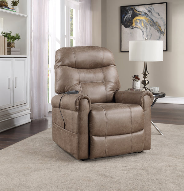 Steve Silver Ottawa Camel Power Lift Chair With Heat & Massage