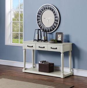 Steve Silver Hemingway Sofa Table In Alabaster