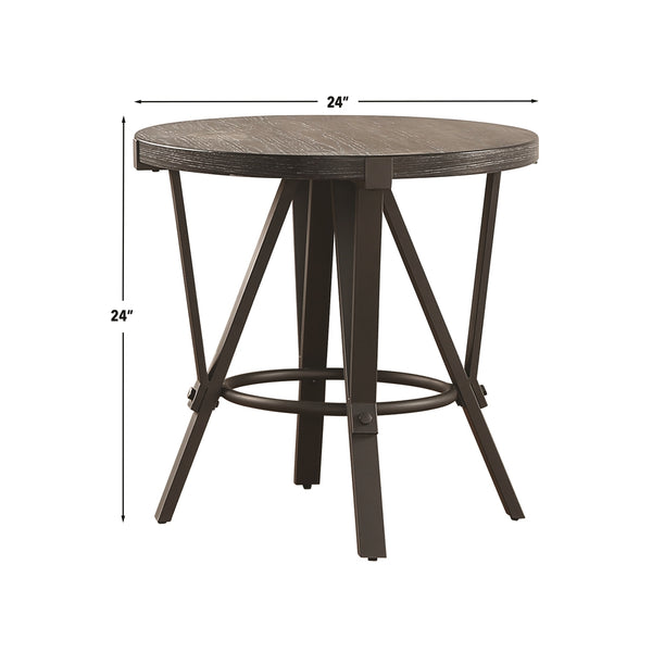 Steve Silver Portland Neutral Gray Side Table
