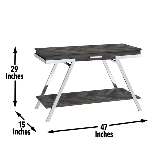 Steve Silver Roma Shadow Grey Sofa Table