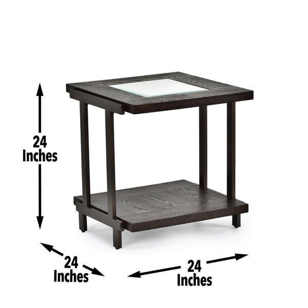 Steve Silver Terrell Smokey Brown End Table
