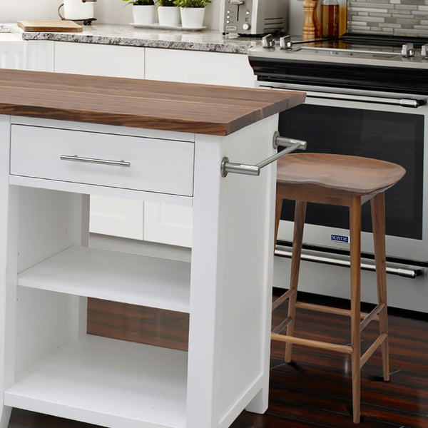 Steve Silver Hilton 24-Inch Backless Counter-Height Stool In Natural Brown