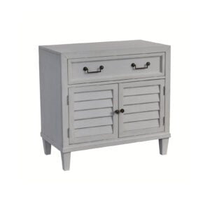 American Woodcrafters Dunescape 2 Door Nightstand Painted White