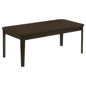 Coaster Amaro 3-Piece Coffee & End Table Set Dark Brown