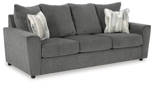 Stairatt Fabric Stationary Sofa Gravel