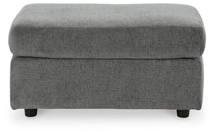 Stairatt Fabric Ottoman Gravel