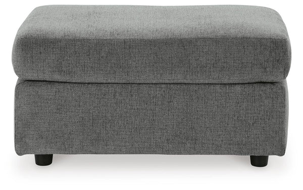 Stairatt Fabric Ottoman Gravel
