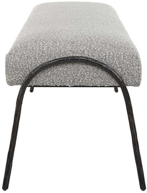 Uttermost Jacobsen Black/Gray Bench