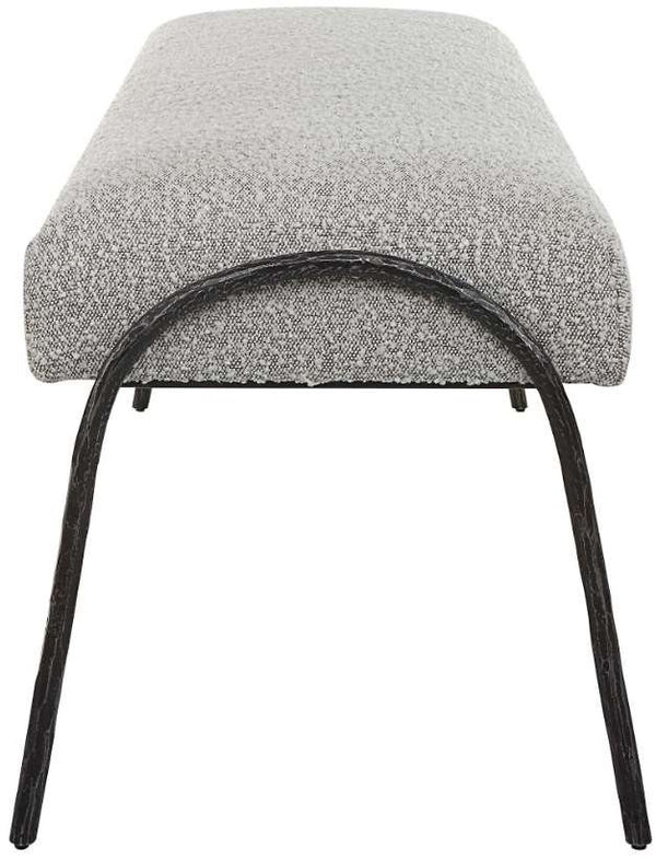 Uttermost Jacobsen Black/Gray Bench