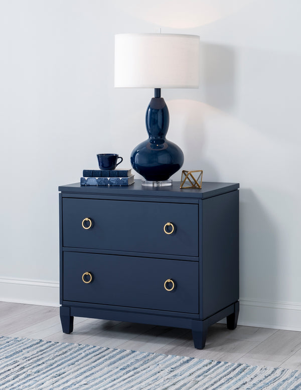 Legacy Classic Night Stand Blue Finish Summerland Inkwell