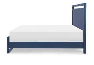 Legacy Classic Complete Panel Bed California King Blue Finish Summerland Inkwell