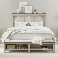 Liberty Furniture Ivy Hollow White Queen Storage Bed