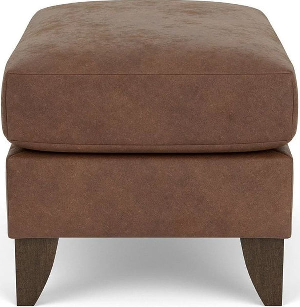 Flexsteel Jupiter Brown Silt Ottoman