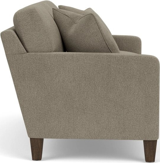 Flexsteel South Haven Contemporary Gray Dove Sofa